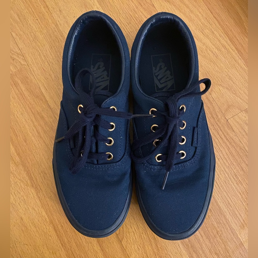 Navy Blue Vans Women’s 6.5